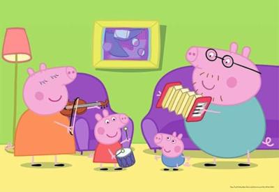 Ravensburger puzzel Peppa big thuis 2x12 stukjes
