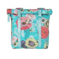 Basil bloom field dubbele fietstas - waterdicht, gerecycled pet - 28-35l - sky blue - thumbnail