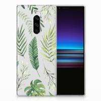 Sony Xperia 1 TPU Case Leaves - thumbnail