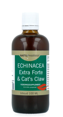 Natupharma Echinacea & cat's claw extra forte 100 Milliliter Natupharma Echinacea & cat's claw extra forte 100 Milliliter