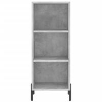 Dressoir 34,5x32,5x90 cm bewerkt hout betongrijs - thumbnail