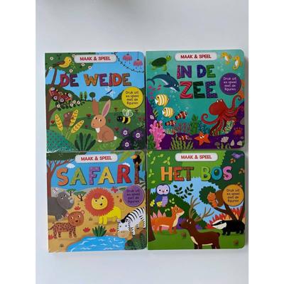 Wins Holland Maak & speel boek - safari