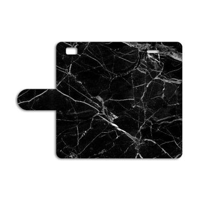 Huawei Ascend P8 Lite | Bookcase | Marmer Zwart - Origineel Cadeau Vader Huawei Ascend P8 Lite | Bookcase | Marmer Zwart - Origineel Cadeau Vader