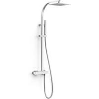 Regendouche set Tres Cuadro | Opbouw | Mengkraan | 2-weg | Vierkant | Chroom - thumbnail