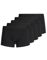 Jack & Jones Boxershorts JACTONE IN TONE Trunks 5-pack Zwart-XL - thumbnail