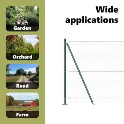 VidaXL Afrasteringspaal groen 10 x 1,2 m (36 mm gaas) staal en pvc