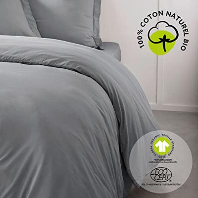 Verstelbaar onderlaken TODAY Grijs 180 x 200 cm