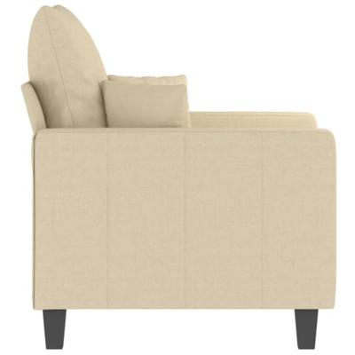 Fauteuil 60 cm stof crmekleurig Fauteuil 60 cm stof crmekleurig