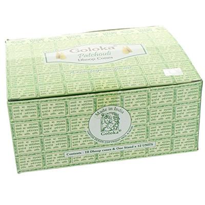 Goloka Wierook Kegel Patchouli (12 pakjes)