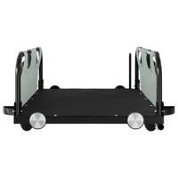 Fietstrailer oxford stof en ijzer grijs - thumbnail