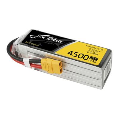 Tattu LiPo accupack 22.2 V 4500 mAh Aantal cellen: 6 Softcase XT90