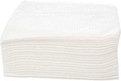 Servetten 24x24cm 1 laags 400 stuks wit