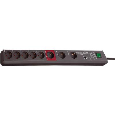 Brennenstuhl 1159490936 Main-Follow 8-voudig Antraciet Randaarde stekker 1 stuk(s)