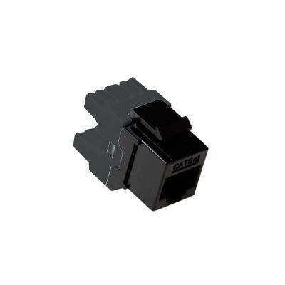 ACT TD6012 Keystone Jack CAT6 Unshielded | Zwart