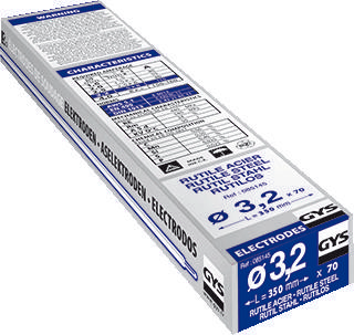 GYS Laselektrode 70 stuk(s) (Ø x l) 3.2 mm x 350 mm 115 A (max.)