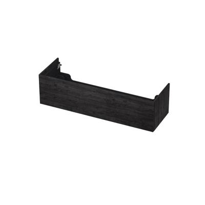 INK - Onderkast 1 Lade Push 2 Open Bestaande Uit - 1400x450x376 Mm - Houtskool Eiken