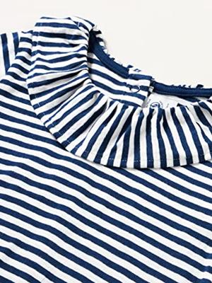 Bloesje met korte mouwen PETIT BATEAU blauw