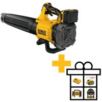 DeWALT DCMBL562P1-QW cordless leaf blowers 200 km/h Zwart, Geel 18 V Lithium-Ion (Li-Ion) - thumbnail