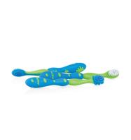 Nuby Tandenborstelset Blauw 3st - thumbnail