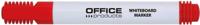 OFFICE products whiteboard marker 1-3 mm, rond, rood - thumbnail