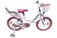 Volare unicorn kinderfiets - meisjes - 16 inch - wit - twee handremmen - thumbnail