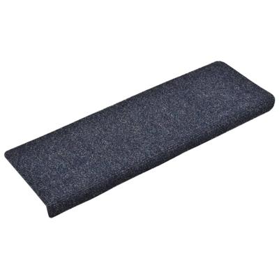 VidaXL Trapmatten 10 st 65x21x4 cm naaldvilt antracietkleurig