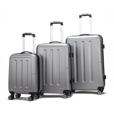 Decent trolleyset Neon-Fix 3 stuks grijs