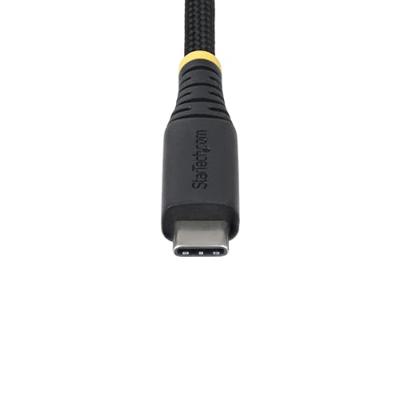 StarTech.com 3m USB-C Laadkabel, 240W (5A) PD EPR, Dual-Layer Siliconen/Gevlochten Mantel, USB 2.0 Laptop Oplaadkabel, USB-IF