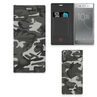 Sony Xperia XZ | XZs Hoesje met Magneet Army Light