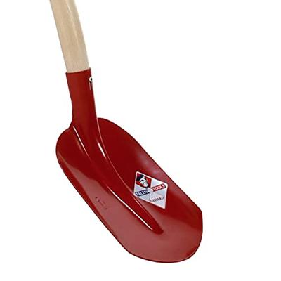 Schepbats 130 cm rood met T-greep 28 x 23,5 cm