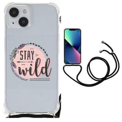 iPhone 14 Plus Stevig | Bumper Hoesje | Boho Stay Wild iPhone 14 Plus Stevig | Bumper Hoesje | Boho Stay Wild