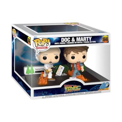 Back to the Future Funko Pop! Moment Vinyl: Doc & Marty