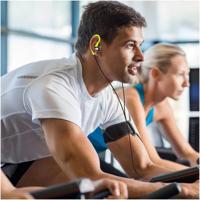 Celly UP700 Active Headset Bedraad In-ear Oproepen/muziek Groen - thumbnail