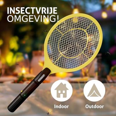 Elektrische Vliegenmepper Set van 3 kleuren