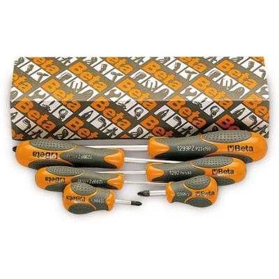 Beta 6-delige set schroevendraaiers voor Pozidriv®-Supadriv® kruiskopschroeven (art. 1299PZ) 1299PZ/S6 - 012990306