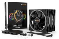 Be Quiet! light wings pwm rgb case fans (zwart, 3 stuks, 140 x 140 x 25 mm) - thumbnail