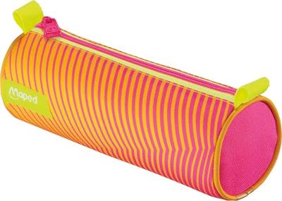 Etui Maped Neon rond oranje-roze
