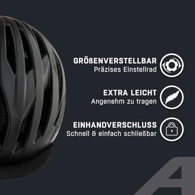 Olympic Sportswear Alpina path helm unisex matzwart maat 51-56 cm (s)