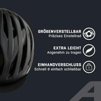 Olympic Sportswear Alpina path helm unisex matzwart maat 51-56 cm (s) - thumbnail