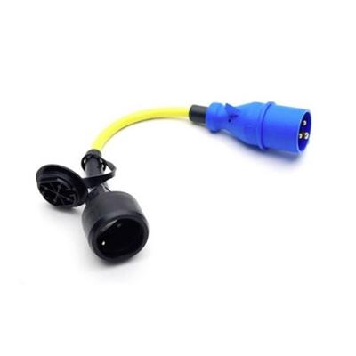 Victron Energy SHP307700260 CEE Stecker auf Schutzkontakt-Kupplung Adapterkabel Kabellengte 2 m