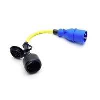 Victron Energy SHP307700260 CEE Stecker auf Schutzkontakt-Kupplung Adapterkabel Kabellengte 2 m - thumbnail