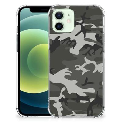 iPhone 12 Mini Doorzichtige Silicone Hoesje Army Light iPhone 12 Mini Doorzichtige Silicone Hoesje Army Light