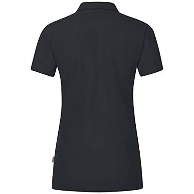 JAKO C6321D Polo Organic Stretch Dames - Antraciet - 42