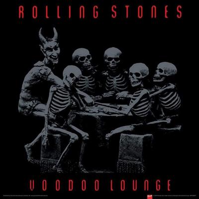 Kunstdruk The Rolling Stones - Voodoo Lounge 40x40cm