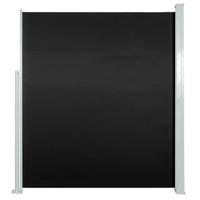 VidaXL Tuinscherm uittrekbaar 160x300 cm zwart - thumbnail