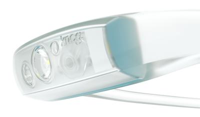 Knog hoofdlamp "quokka run" headlight quokka run transparent / blue