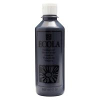 Talens Ecola plakkaatverf flacon van 500 ml, zwart - thumbnail