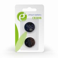 Gembird EG-BA-CR2016-01 huishoudelijke batterij Wegwerpbatterij Lithium - thumbnail