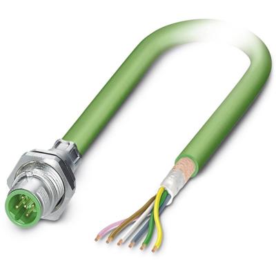 Phoenix Contact 1534520 Sensor/actuator inbouwconnector M12 Aantal polen (sensoren): 5 Stekker, inbouw 2.00 m 1 stuk(s)