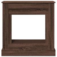 Haardombouw 90x30x90 cm bewerkt hout bruin eikenkleurig - thumbnail